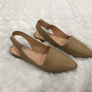 Franco Sarto Tan Slingback - Size 6